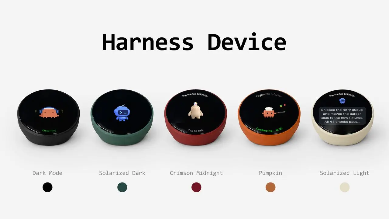 Harness running with herdr
