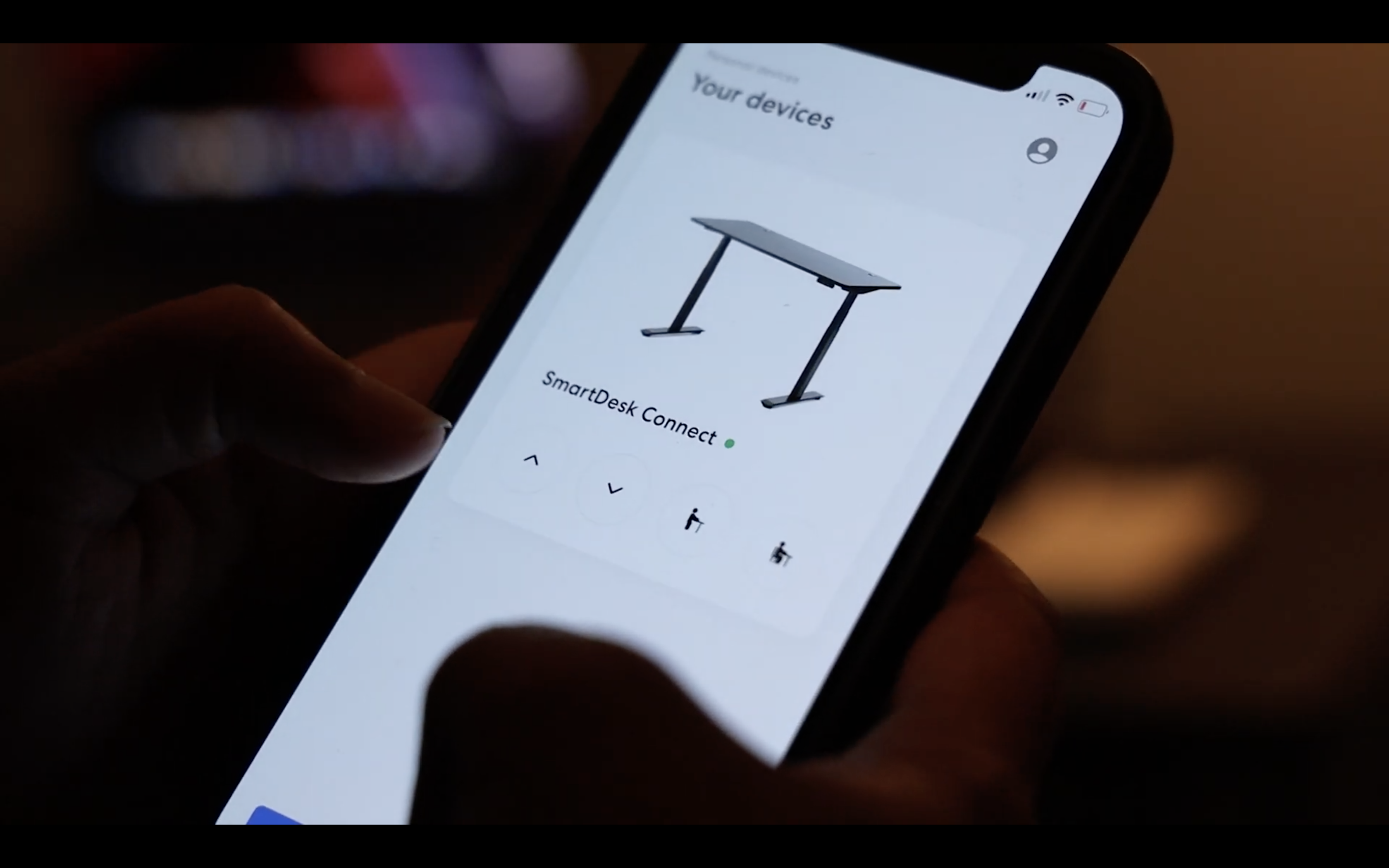 SmartDesk Connect Home office desk with advanced app controls