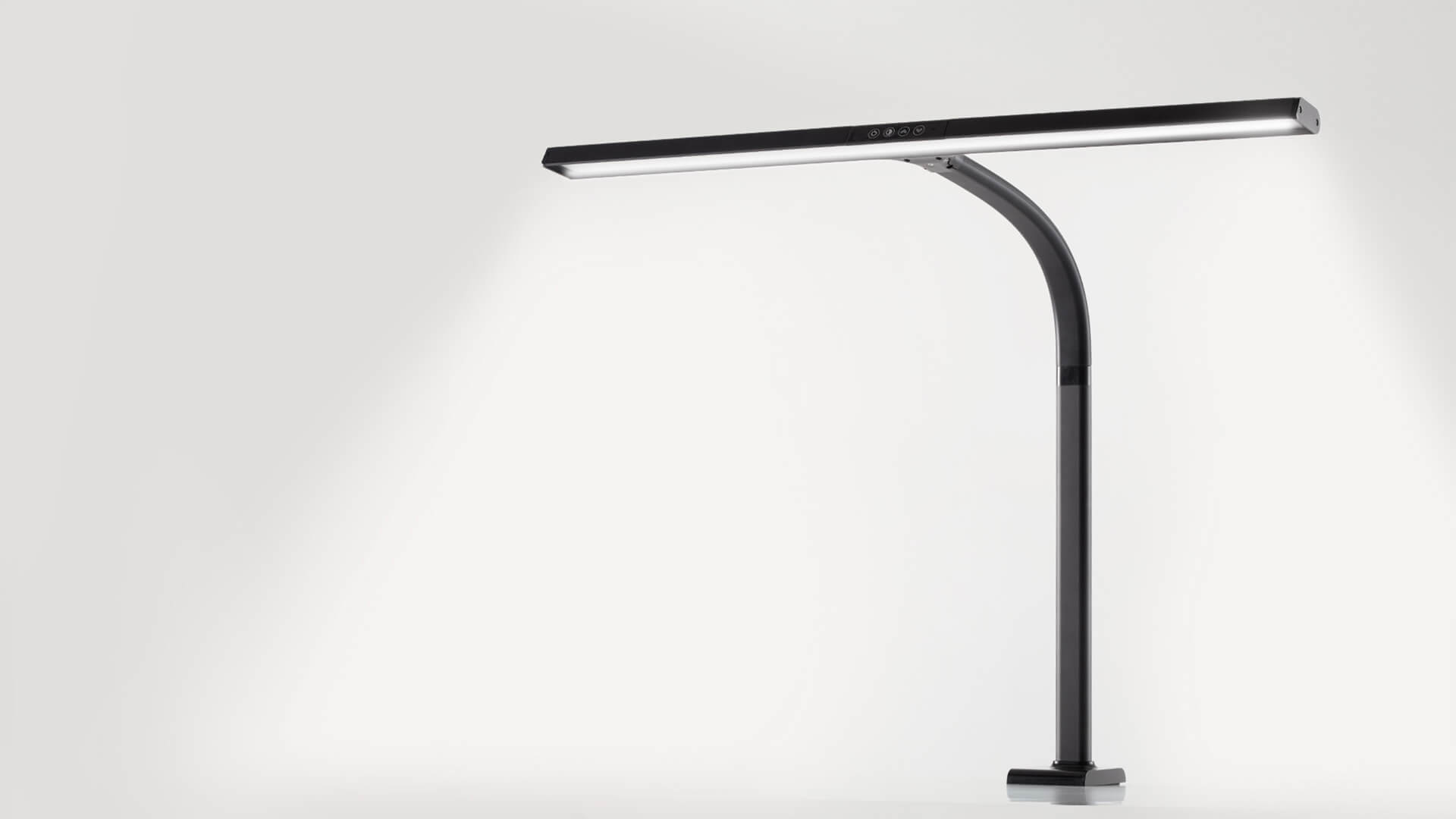 Lampes District® - Lampe de bureau LED avec pince - Lampe LED de