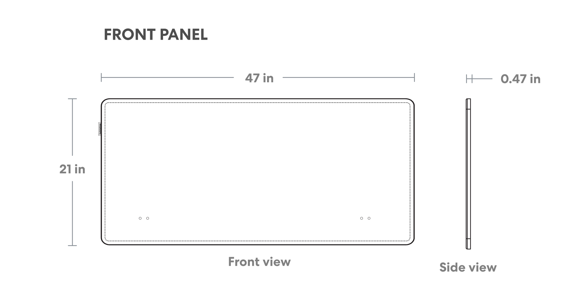 Front Privacy Panel