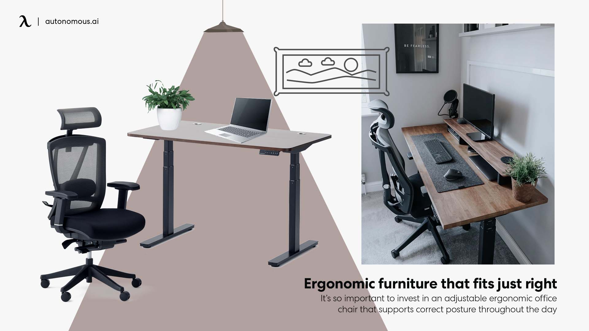 photo of Ergonomic furniture