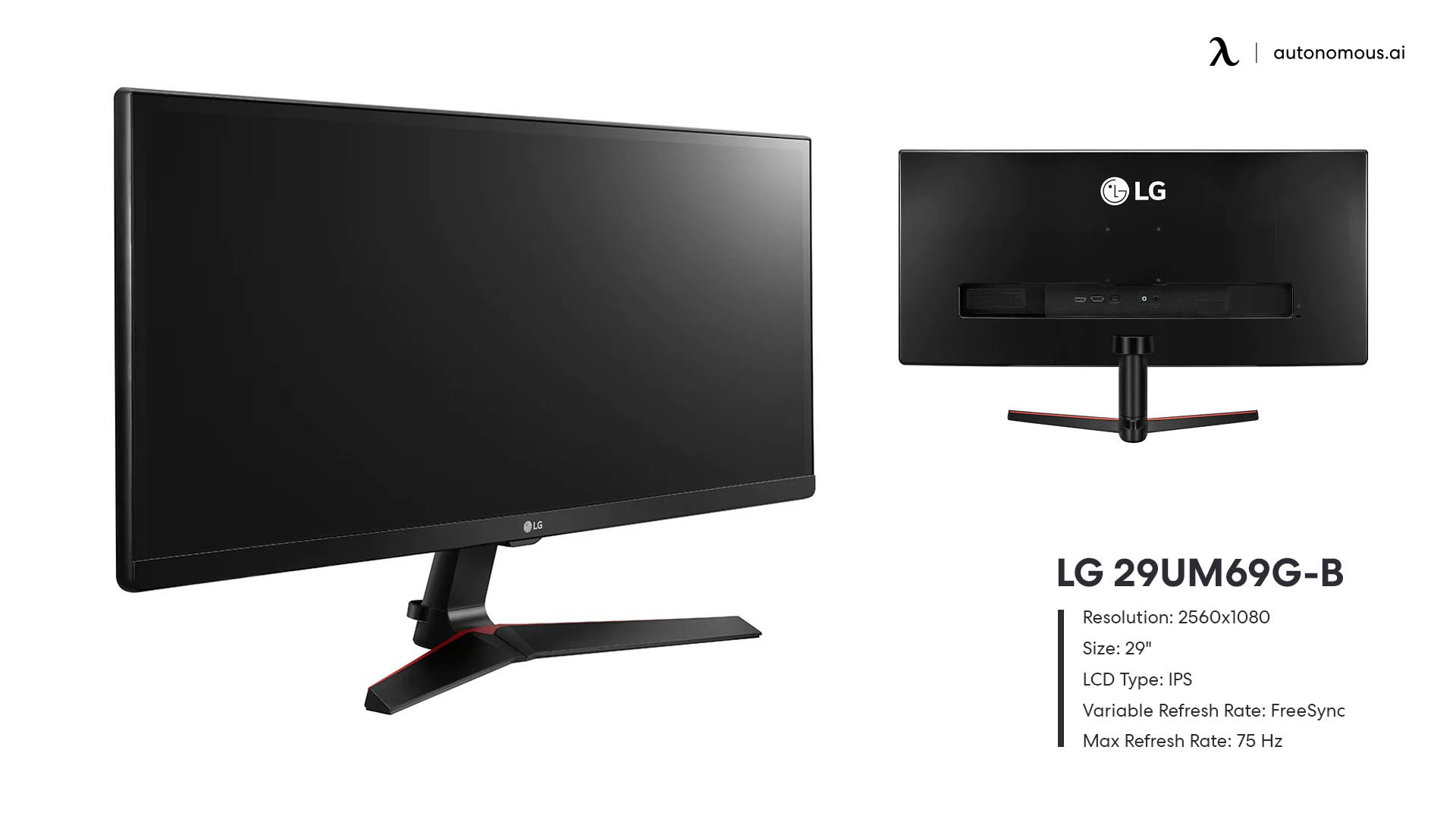 LG gaming monitors compact option
