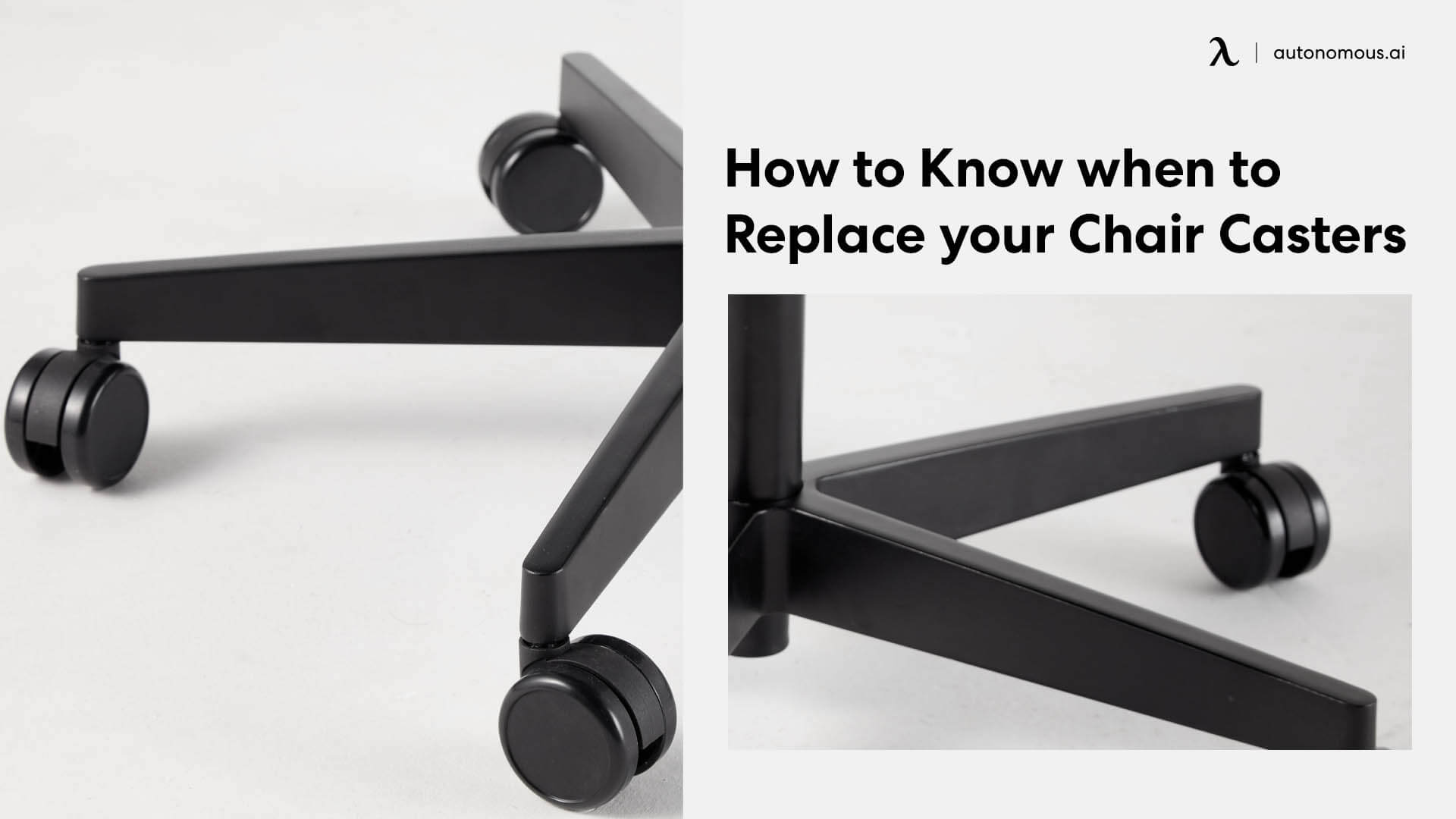 How to know when to replace office chair casters
