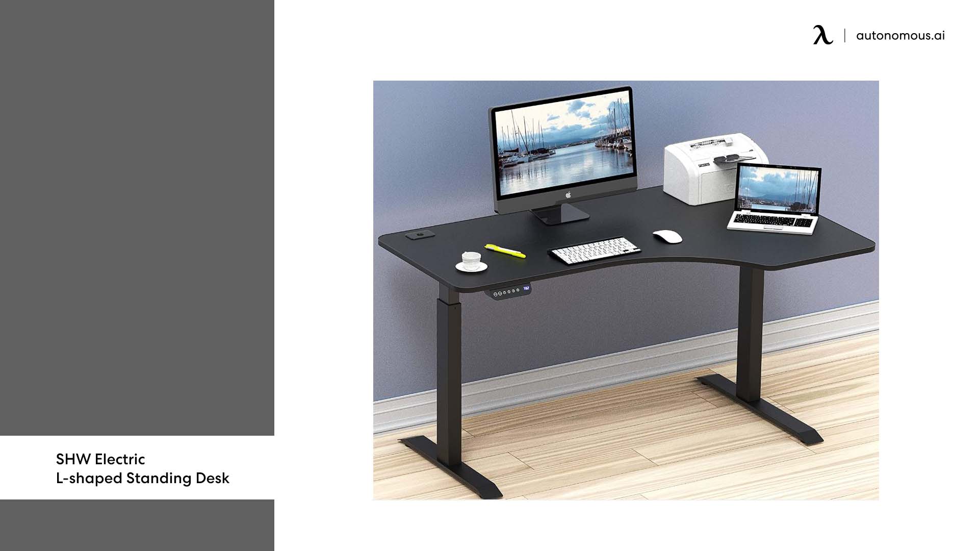 L-shaped Standing Desk