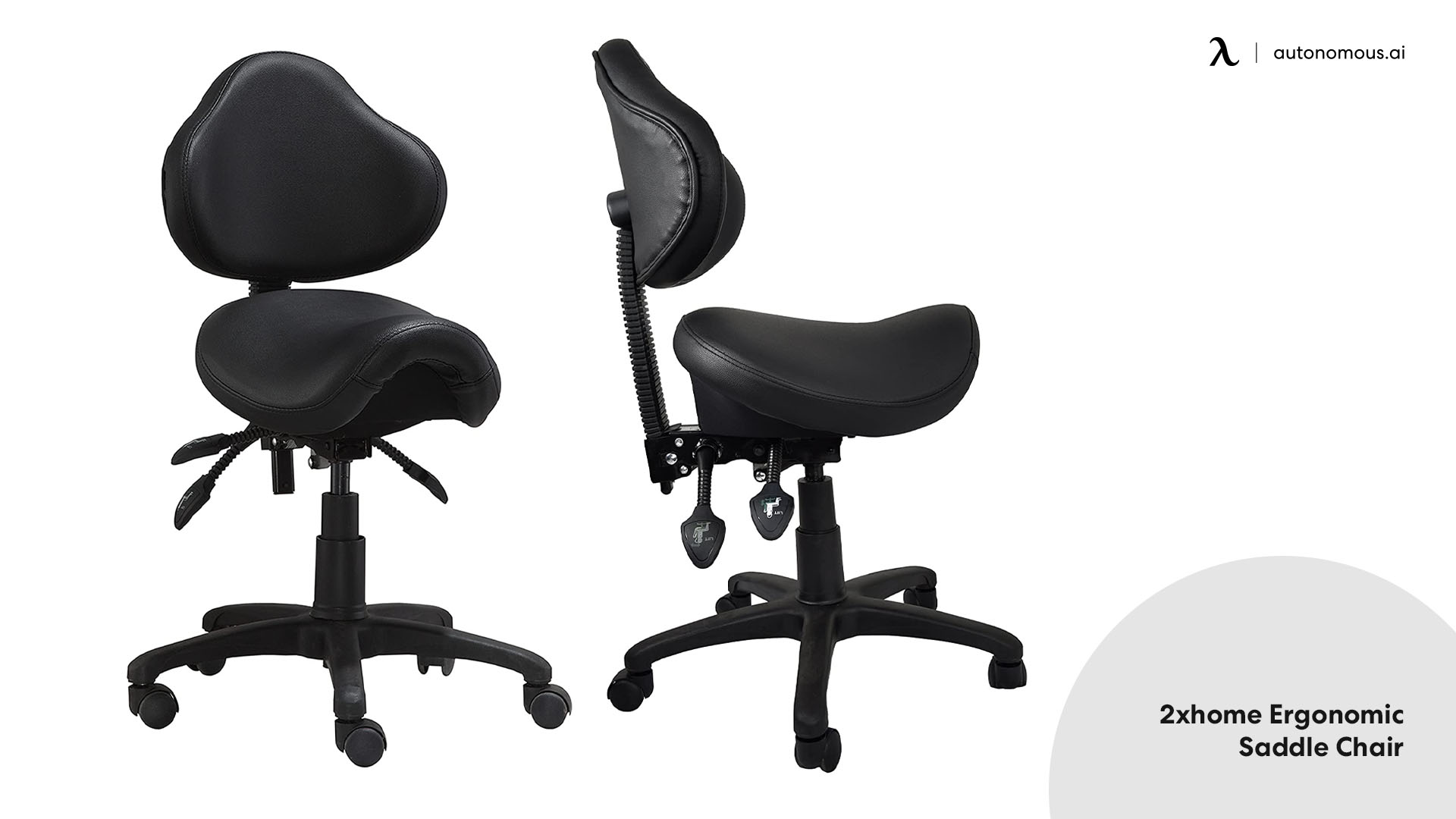 2xhome Ergonomic Saddle Chair