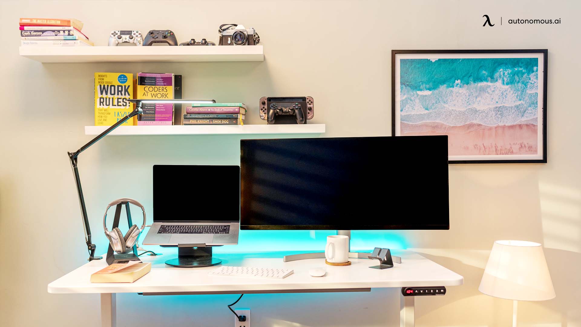 Space for Productive Desk Setup