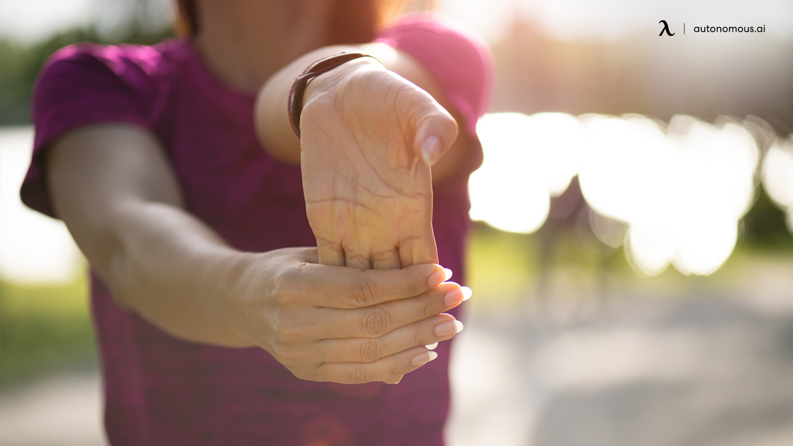 Stretching wrist