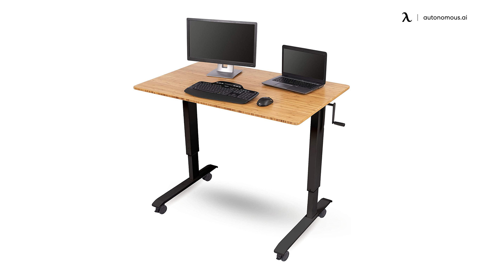 the crank adjustable height standing desk