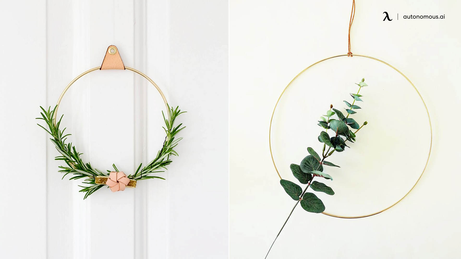 brass ring wreath