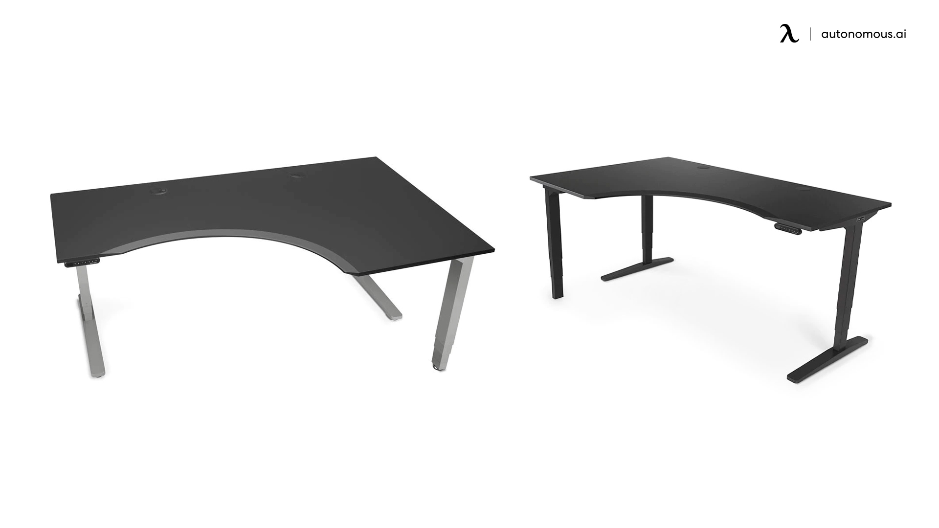 Uplift Curved L-Shaped Stand-up Desk