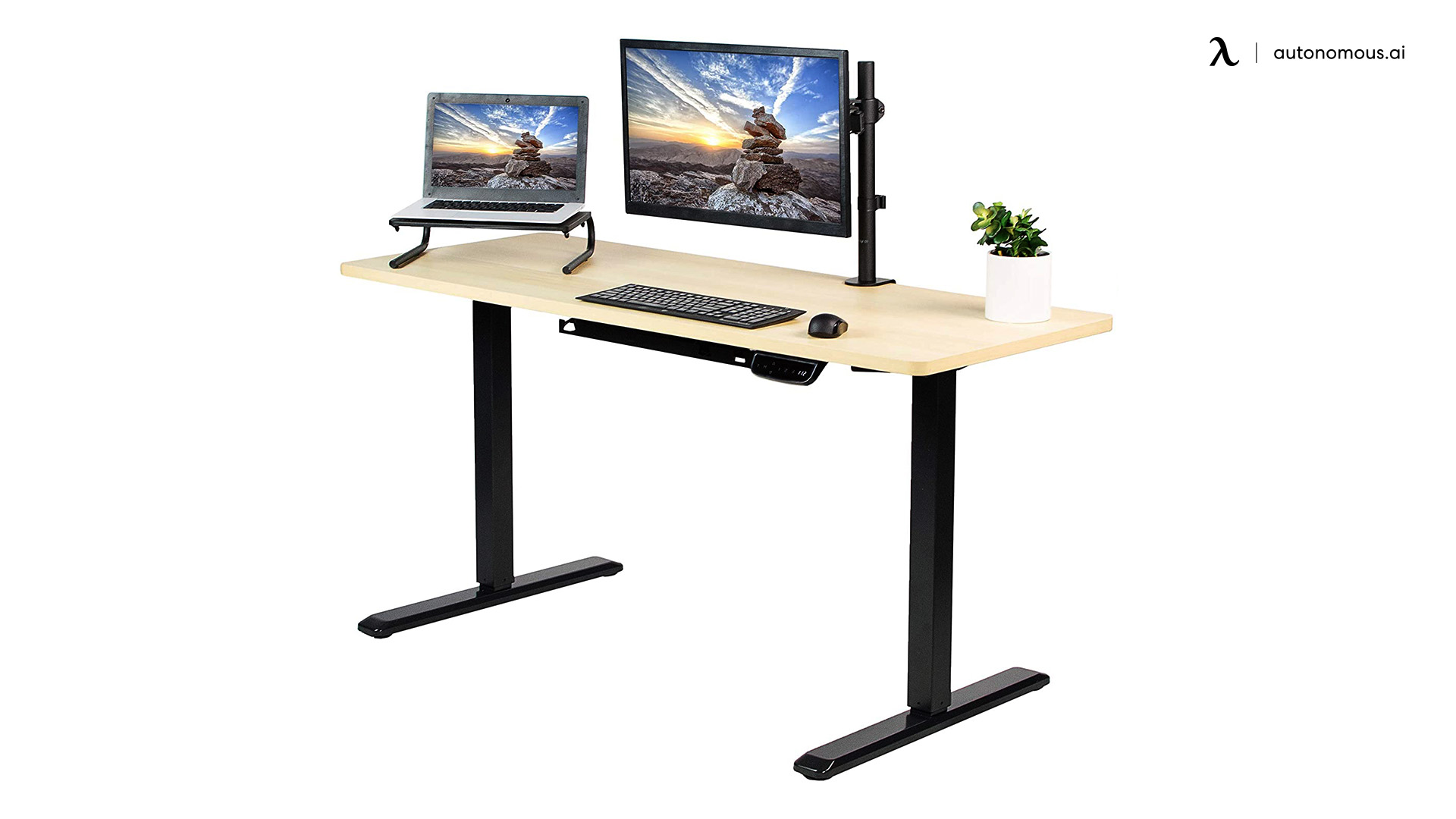 VIVO Electric 60 X 24 Inches Affordable Standing Desk Under $500