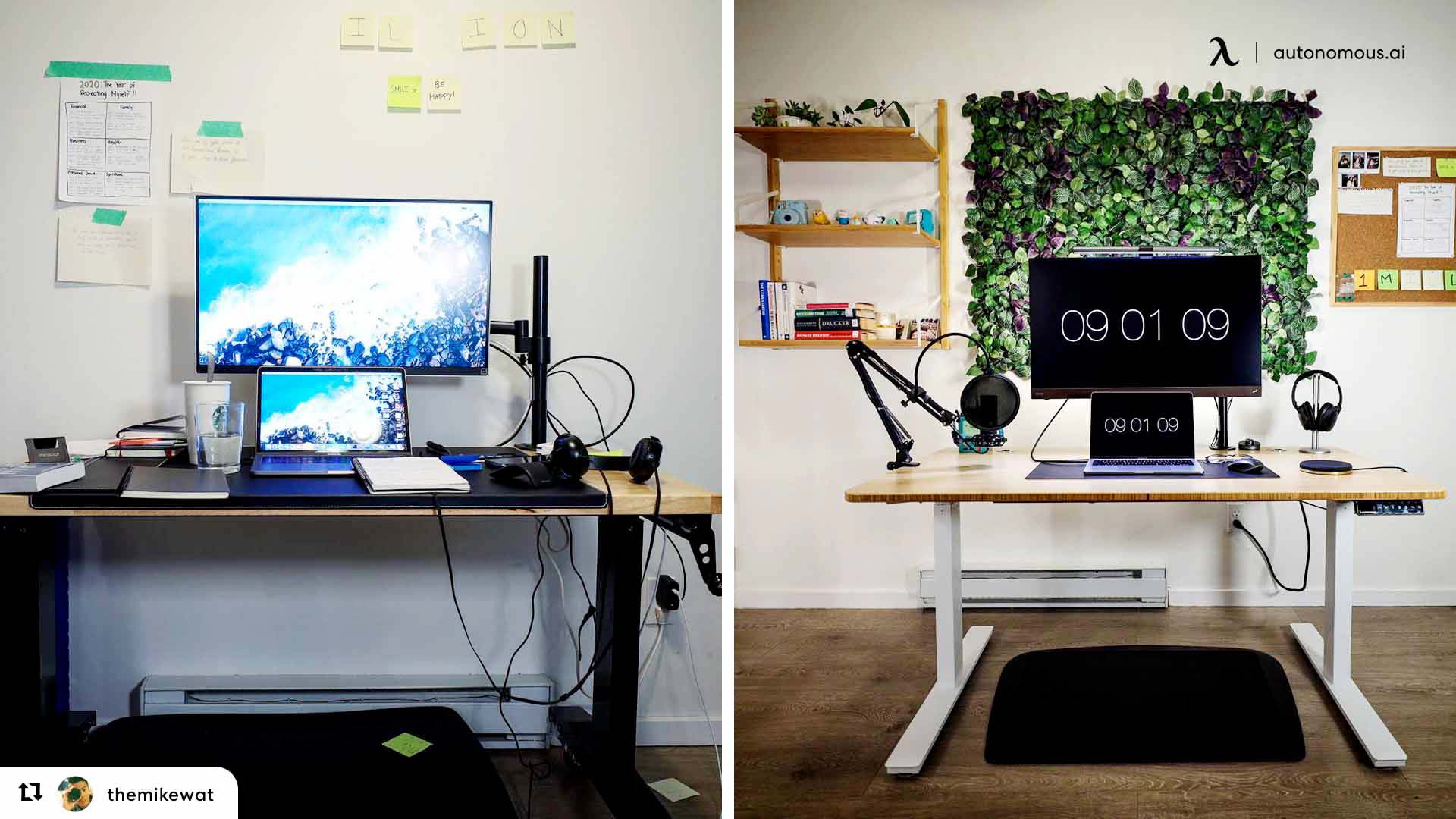 Use standing desk properly with cable management tip