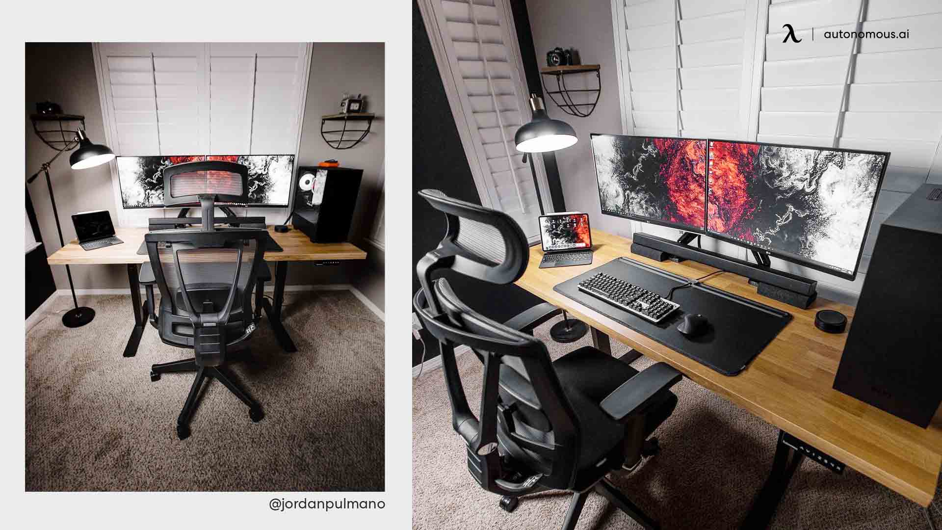 The Professional All-Black Desk Setup