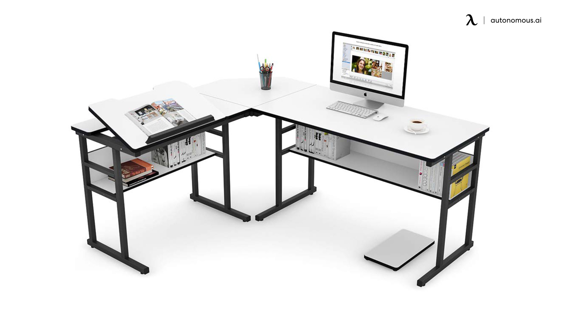  TribeDesigns Modern L-shaped Desk
