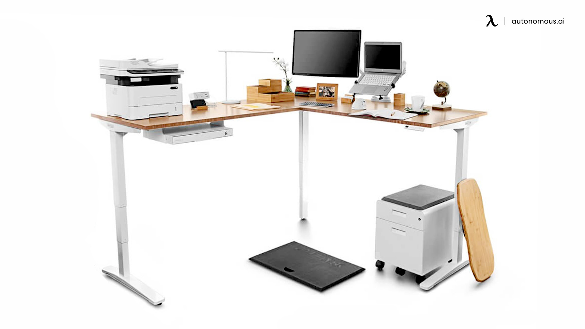 Uplift L-Shaped Custom Sit and Stand Desk