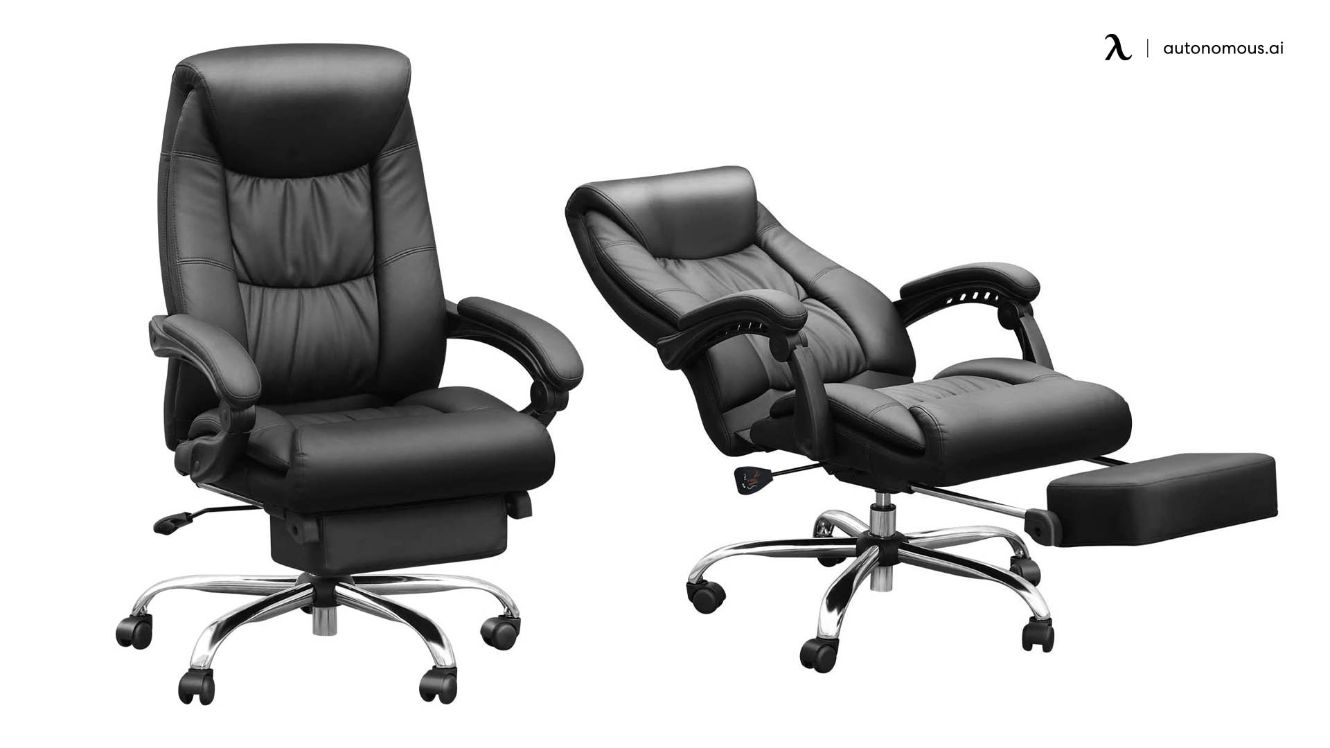 Duramount Reclining Office Chair with Footrest 