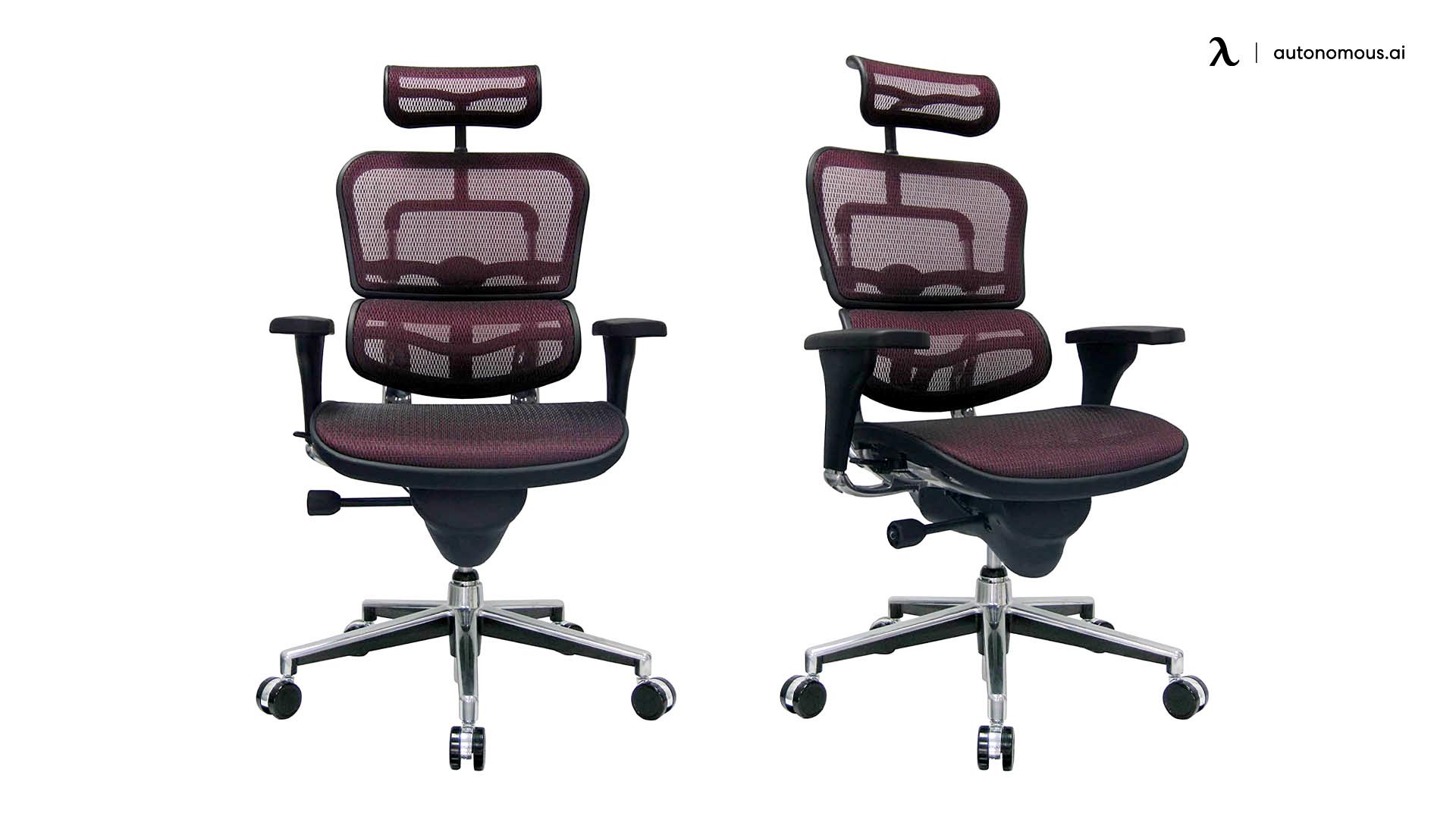 Ergohuman High Back Swivel Chair with Headrest