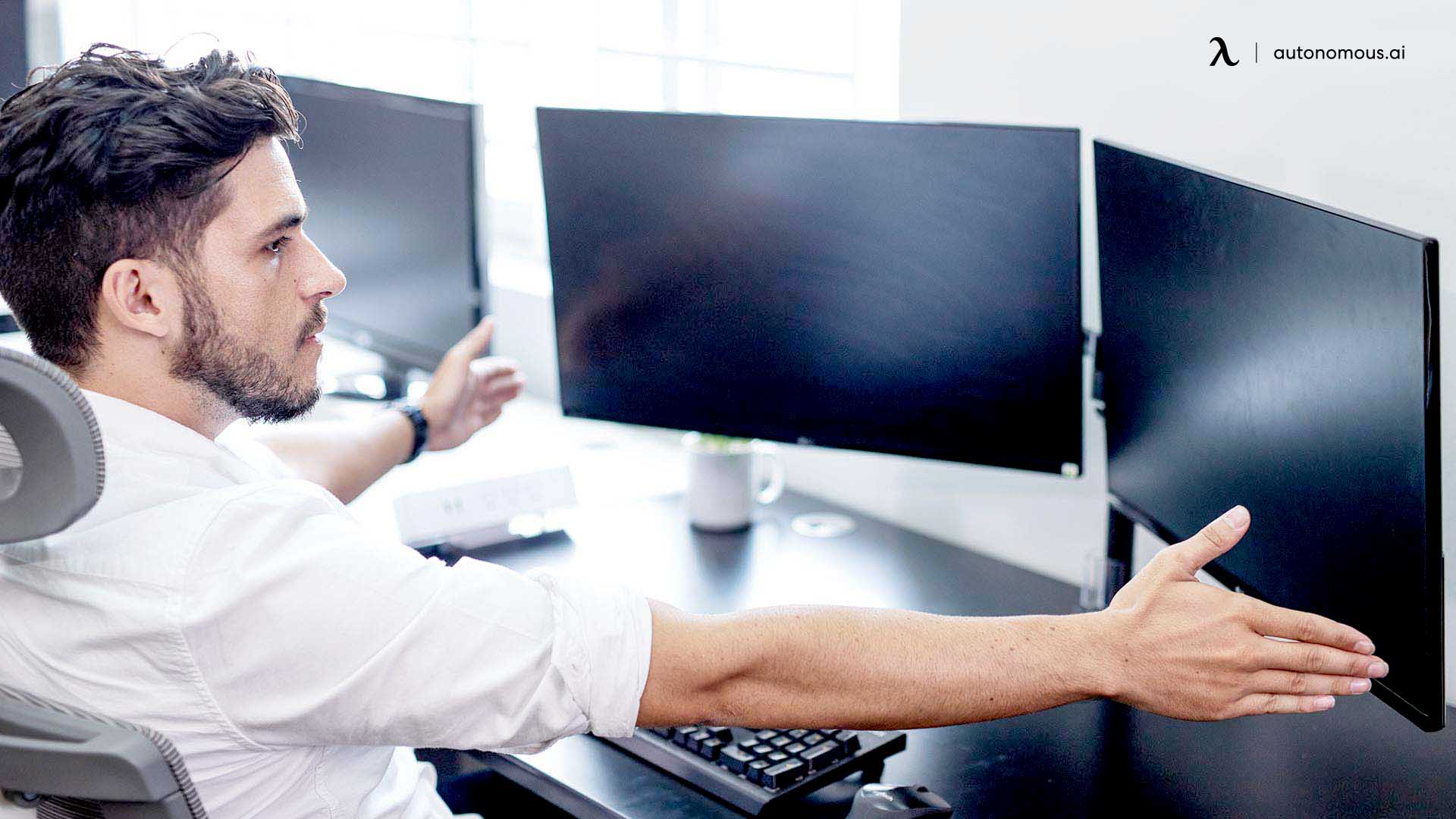 maintain a better posture while working 