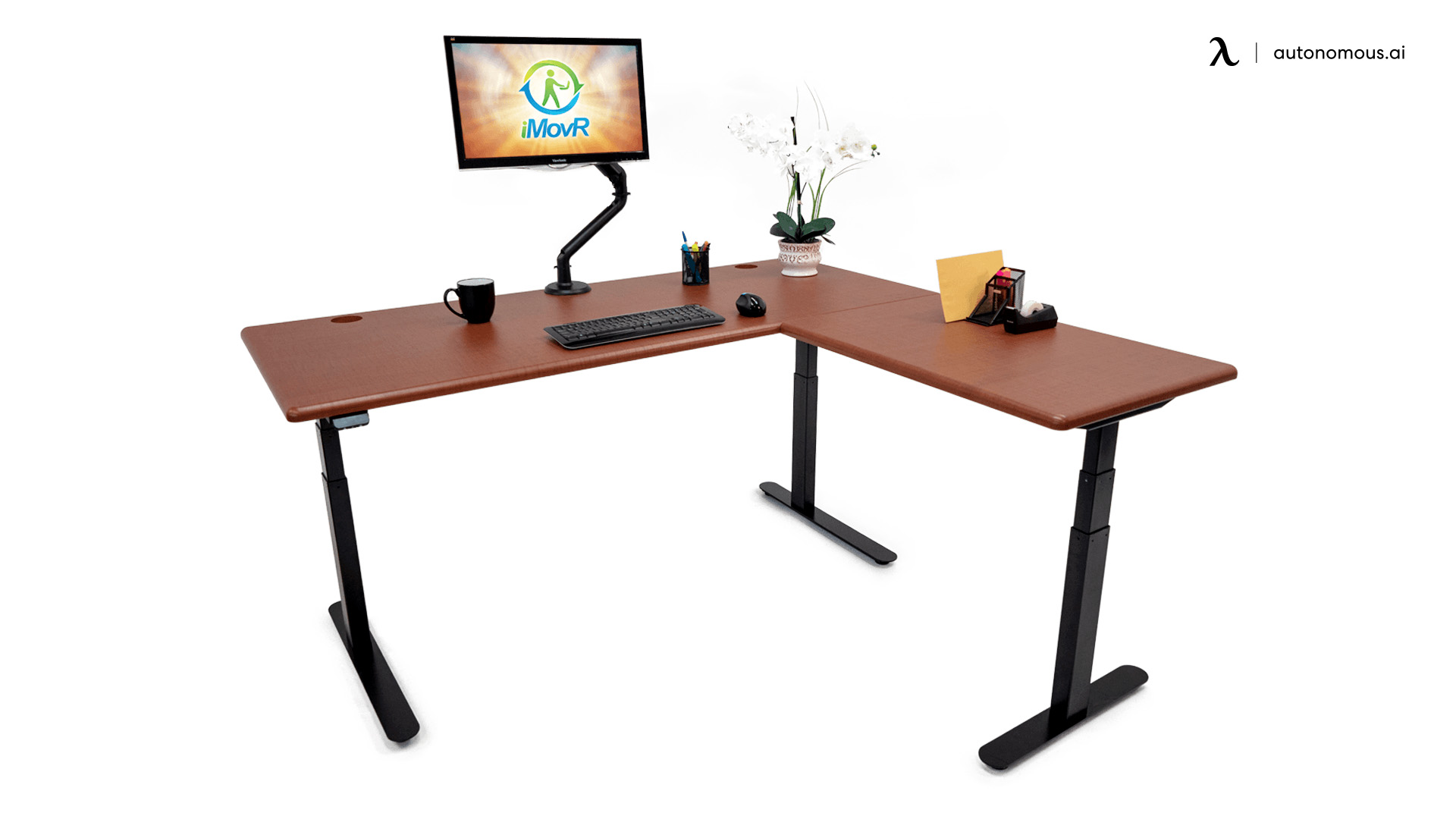 iMovR Lander L-Shaped Standing Desk