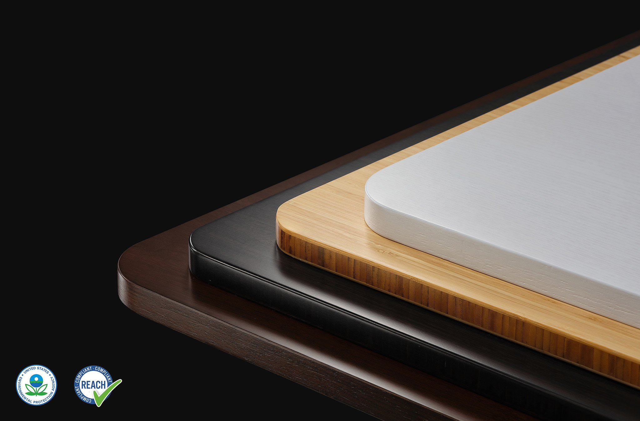 Natural Bamboo Desk Top - SmartDesk Surface by Autonomous