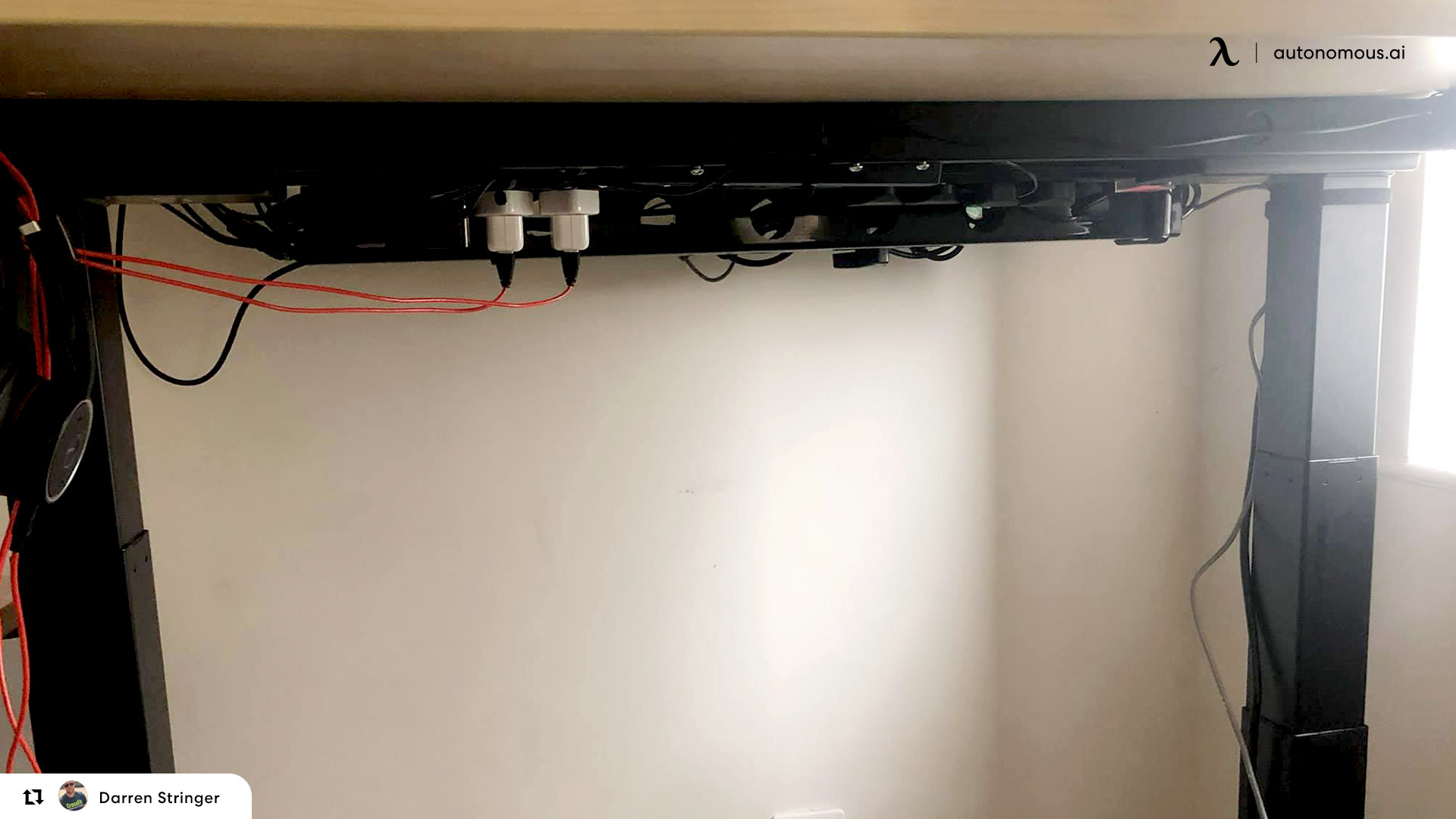 How To Organise Cables, Cords & Wires Under Desks