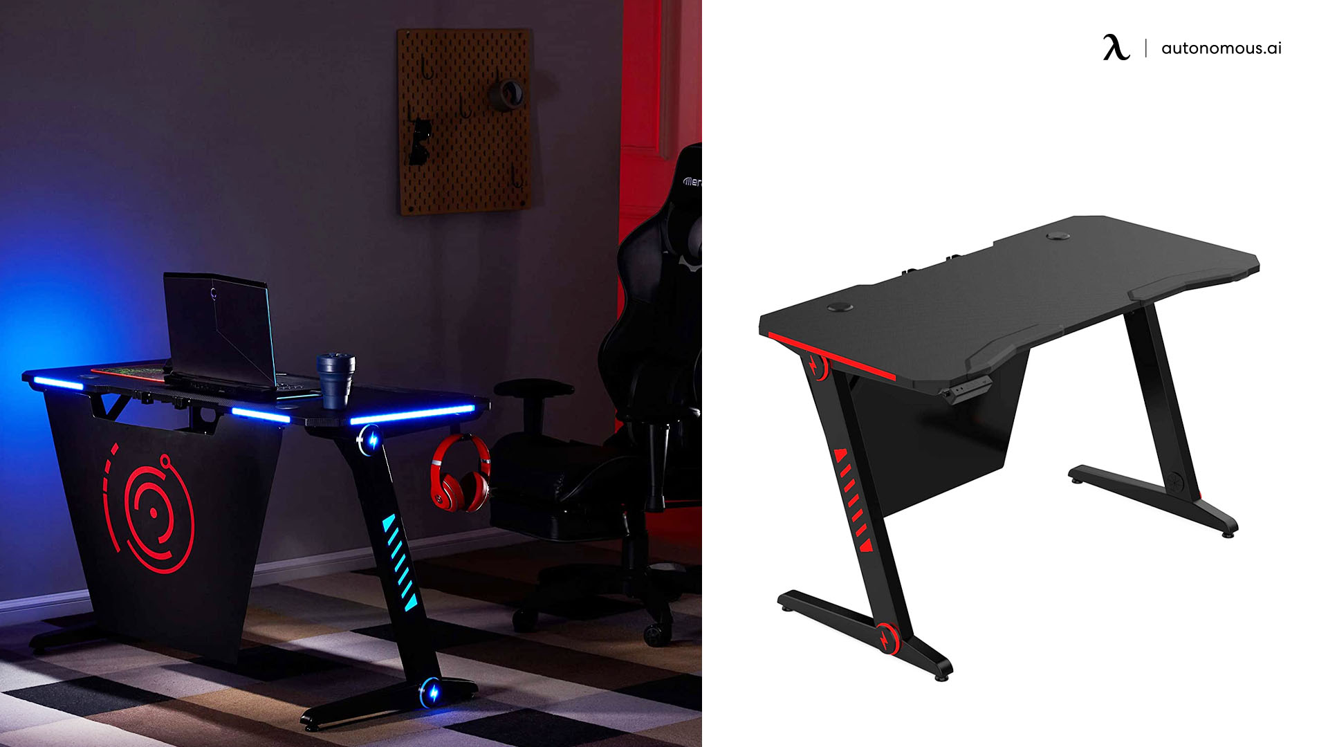 Merax RGB Gaming Desk