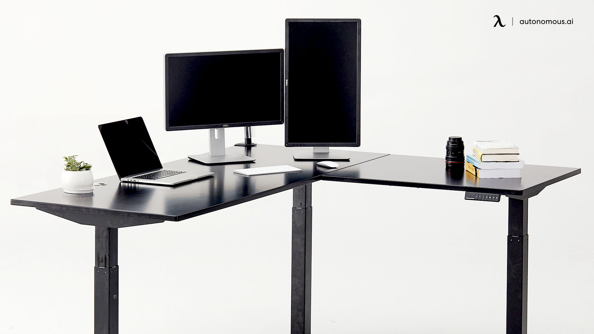 Use a laptop or monitor stand