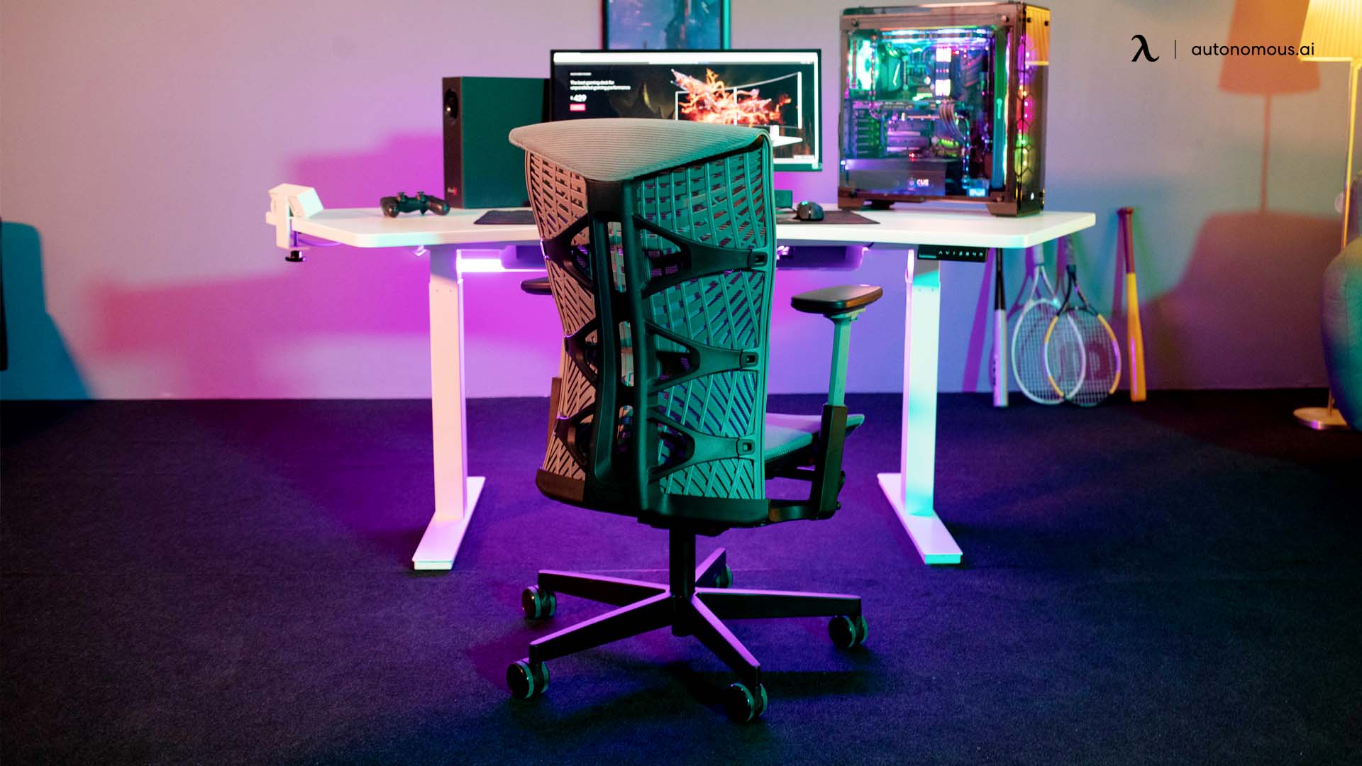autonomous standing gaming desk