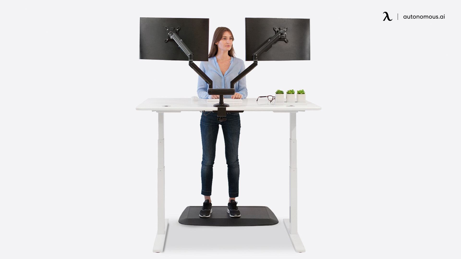 A standing desk