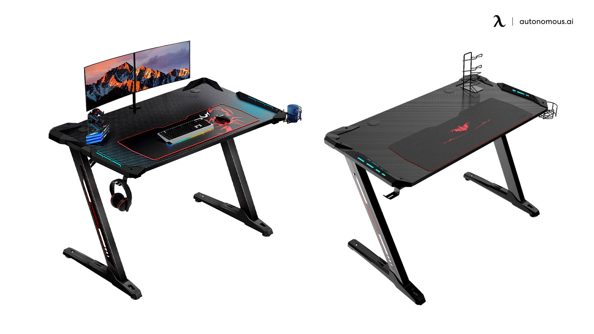 EUREKA ERGONOMIC Adjustable Gaming Desk