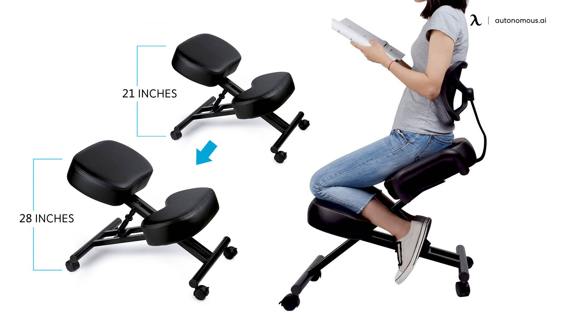 Adjustable Ergonomic Kneeling Chair