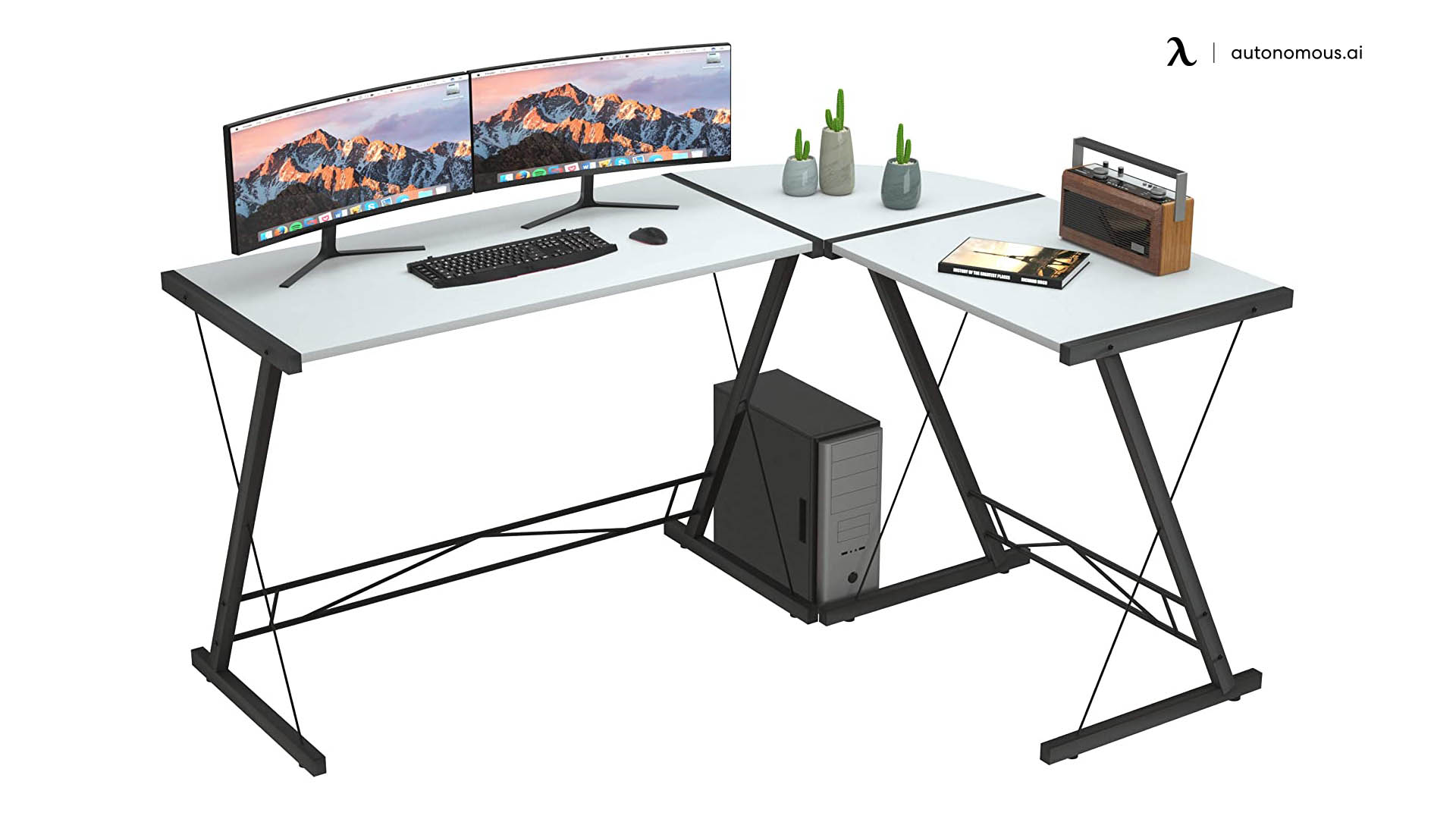 Coleshome Extra Large L-shaped Desk