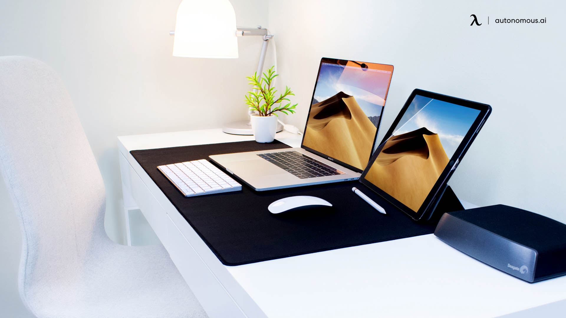 Completing An Ultimate Desk Setup For Two Computers