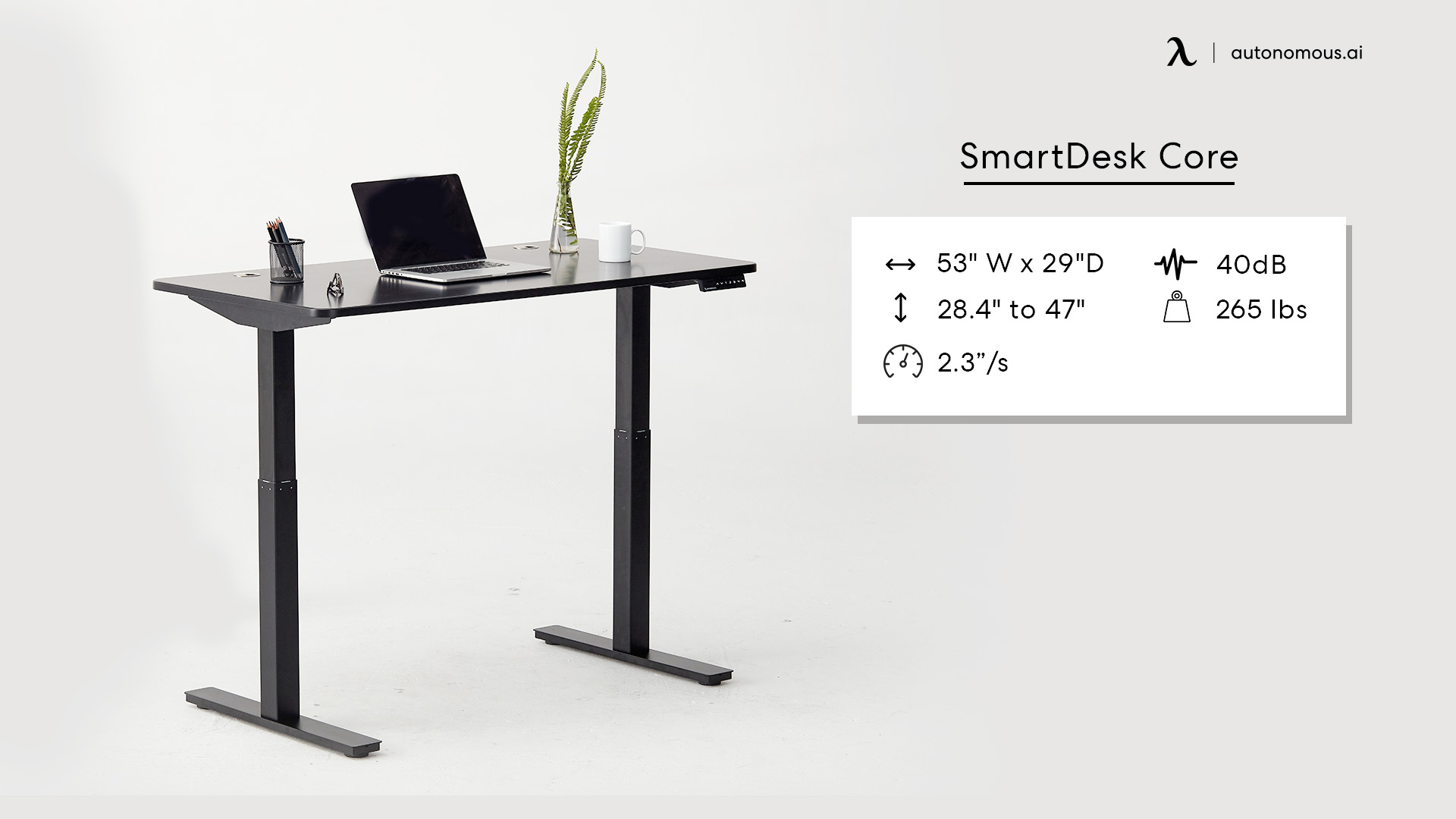 Standard desk deals height mm