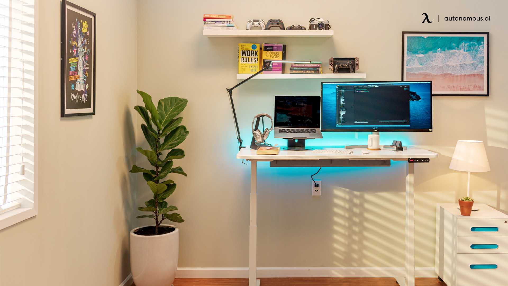 Where is the best placement for your home office desk?