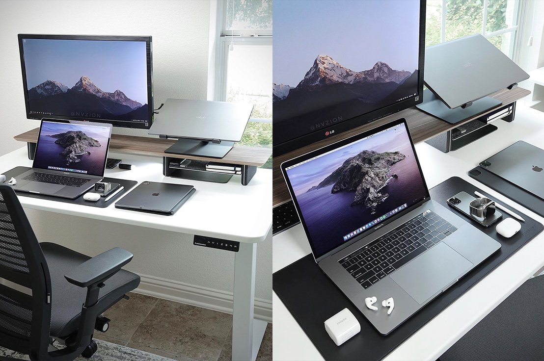 11. Desk Setup for Multi-Monitor Users