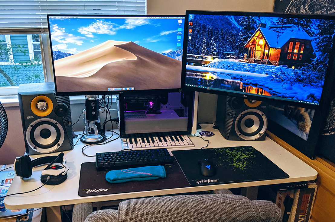 6. Home Office Desk Setup for Digital Artists