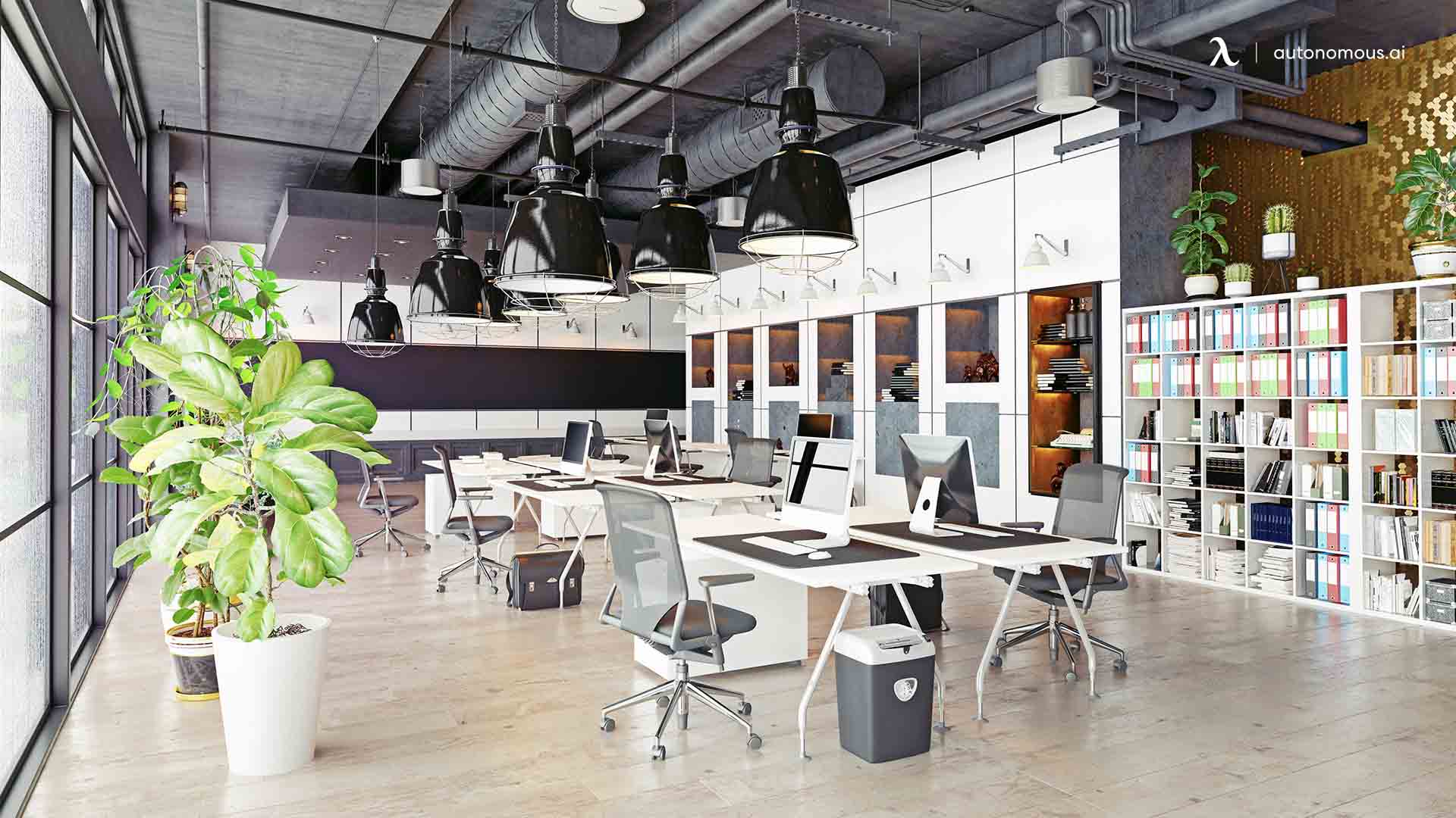 Layout of office decor ideas for work