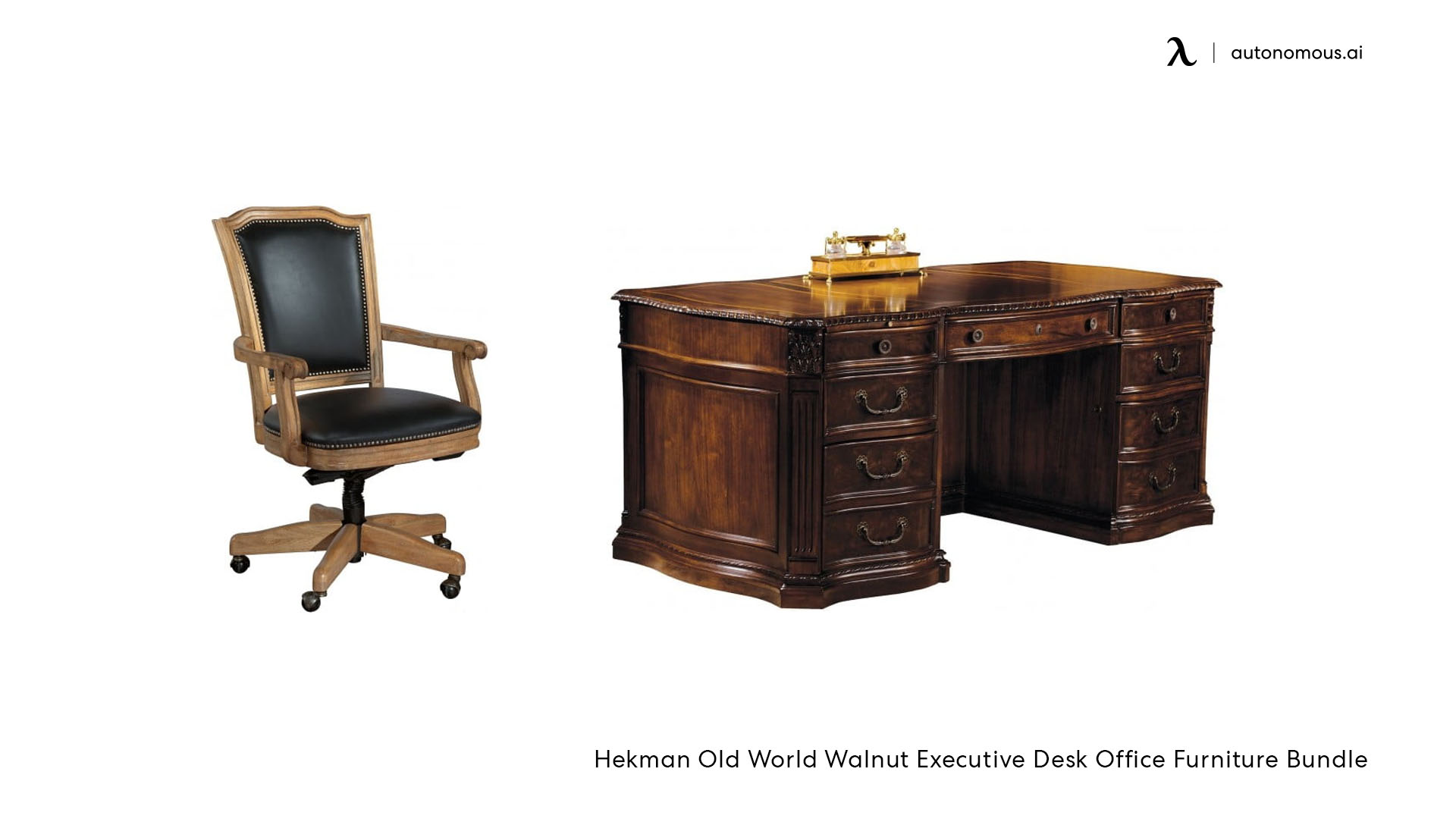 Goodwin 3-Piece Rectangular Standing Desk Office Set