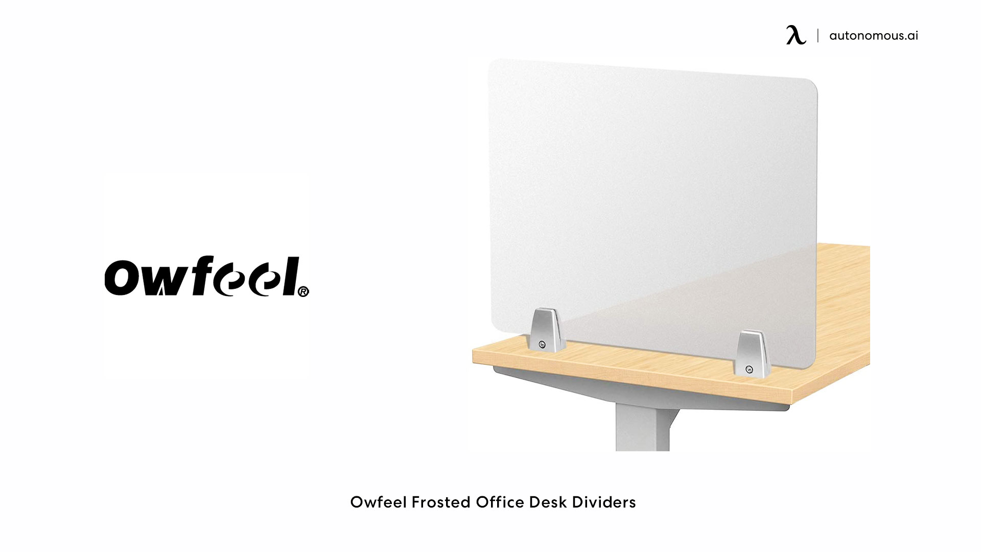 Owfeel Frosted Office Desk Dividers