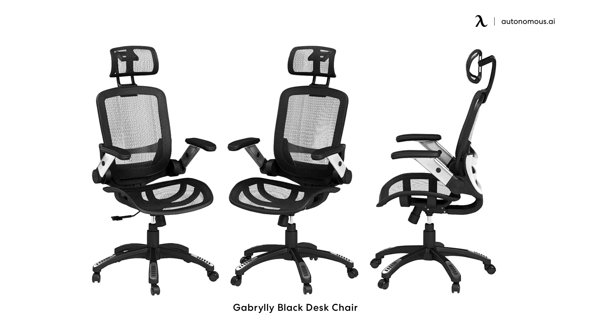 Gabrylly Black Desk Chair