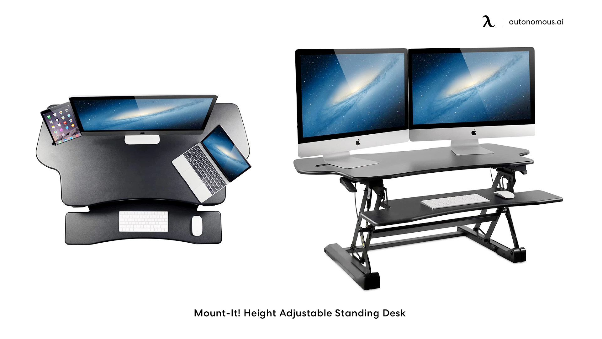 Mount-It! Height Adjustable Standing Desk