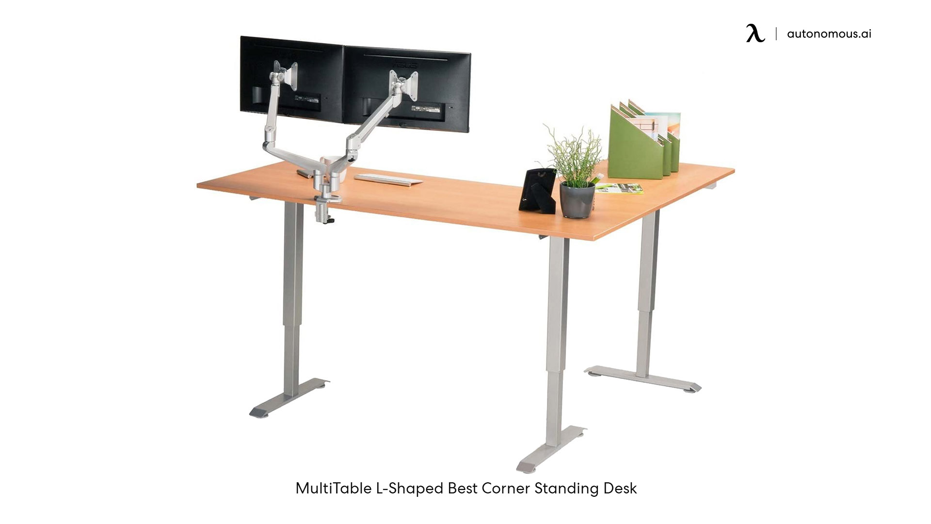 MultiTable L-Shaped Best Corner Standing Desk