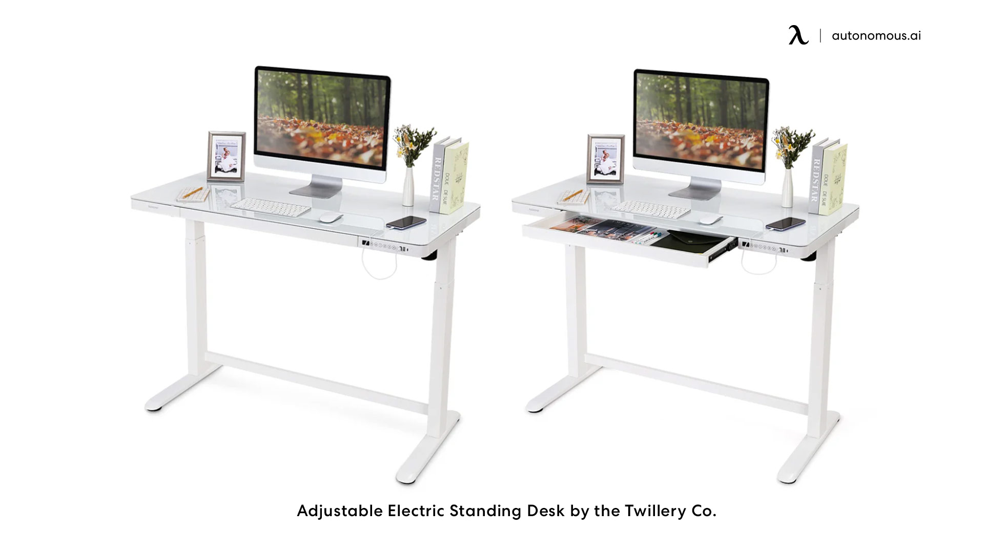 Adjustable Electric Standing Desk by the Twillery Co.