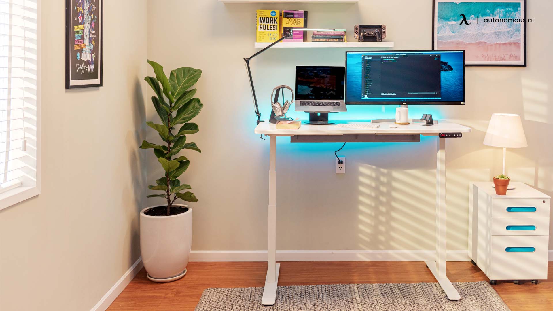 home office corner desk Working Space