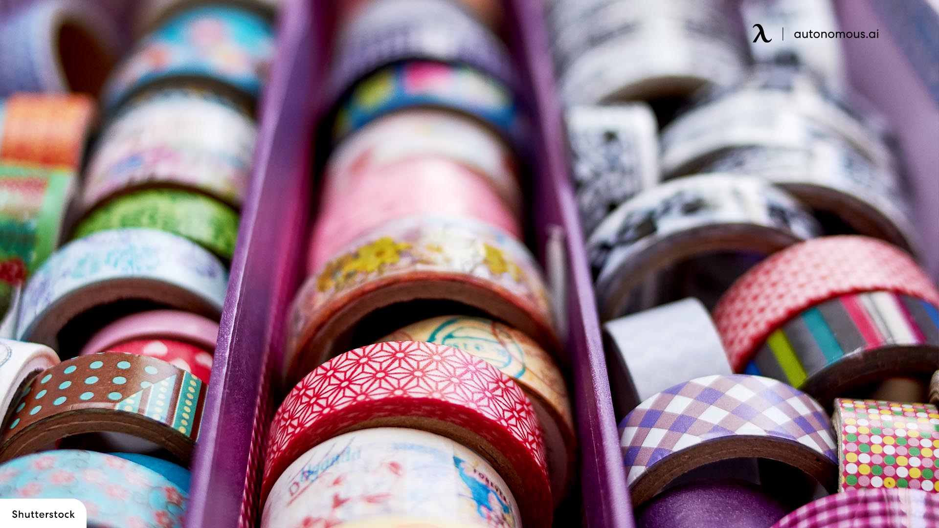 Washi-tape Your office cubicle decor