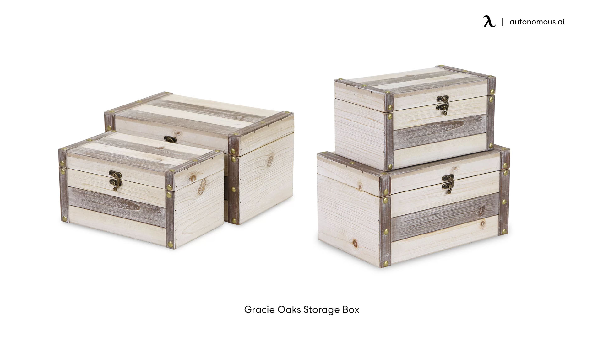 Gracie Oaks Storage Box bamboo desk organizer
