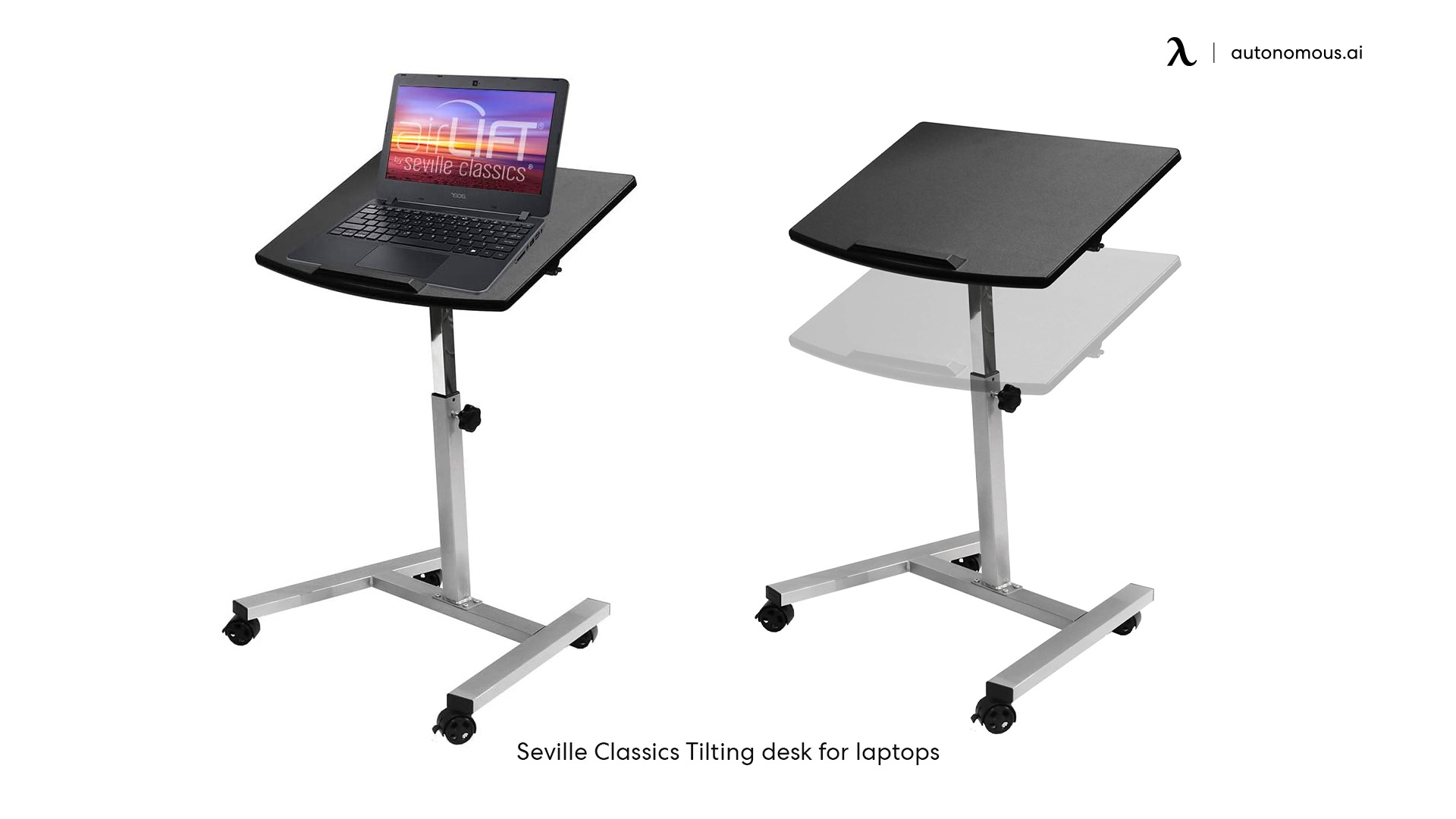 Seville Classics Tilting desk for laptops