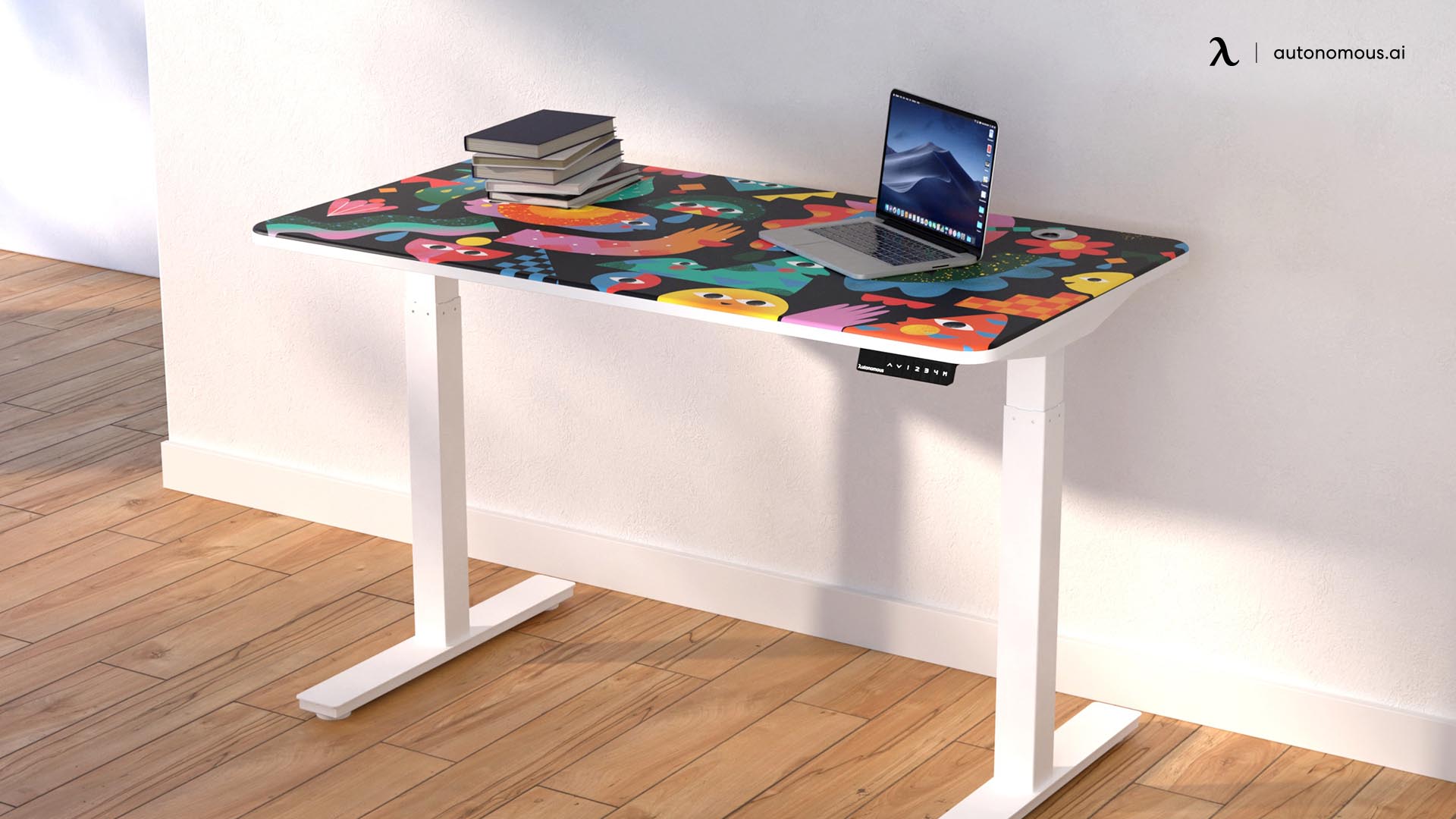 Custom Table Top Desk Over a Standard Desk