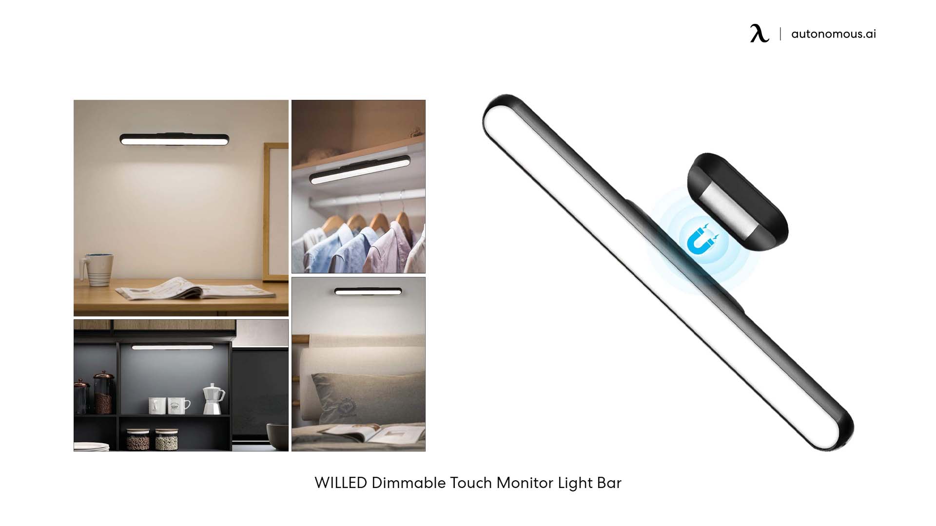 WILLED Dimmable Touch Monitor Light Bar